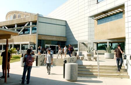 front of the LRC building